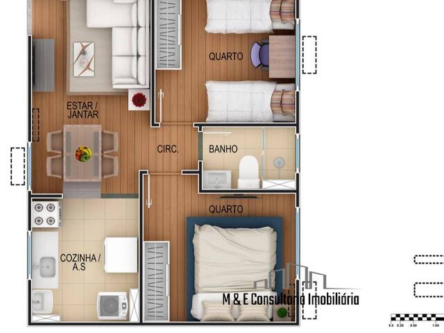 #me202117 - Apartamento para Venda em Macaé - RJ - 3